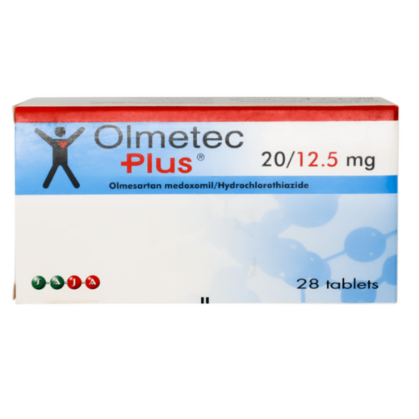 Olmetec Plus Tabs 20/12.5mg 28' s