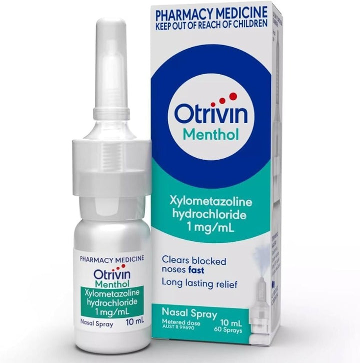 Otrivin Menthol 0.1% Nasal Spray 10 mL