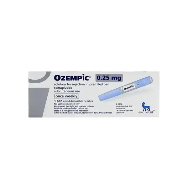 Ozempic 0.25 mg Solution for Injection in Pre-filled Pen (Once weekly) (1.5 ml)