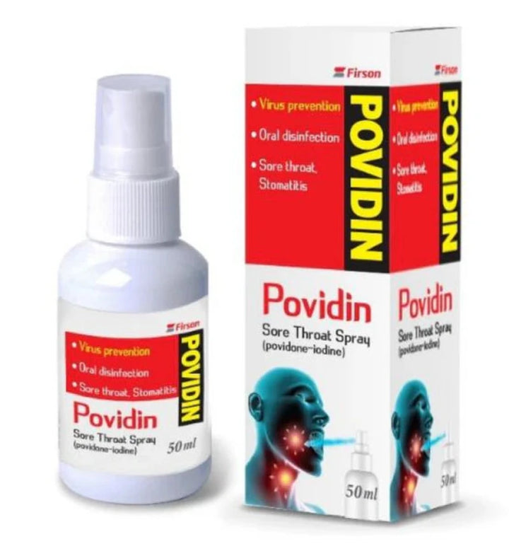 POVIDIN SORE THROAT SPRAY 0.45%-50ML