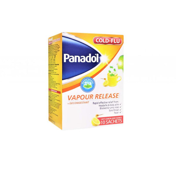 Panadol Cold & Flu Vapour Release 10 Sachets