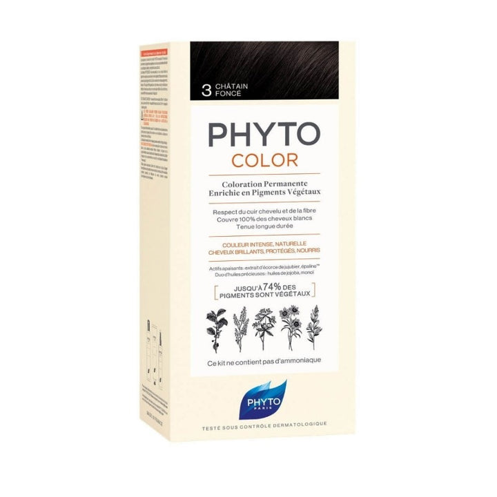 Phyto Color Sensitive 3 Dark Brown 10017