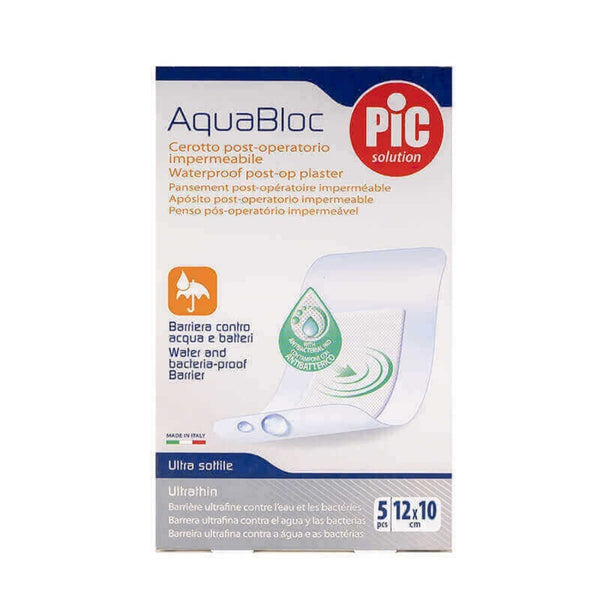 Pic Aqua Bloc Sterile Plaster 10*12cm 5'S