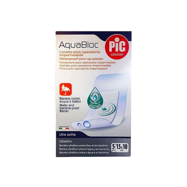 Pic Aqua Bloc Sterile Plaster 10*15cm 5'S