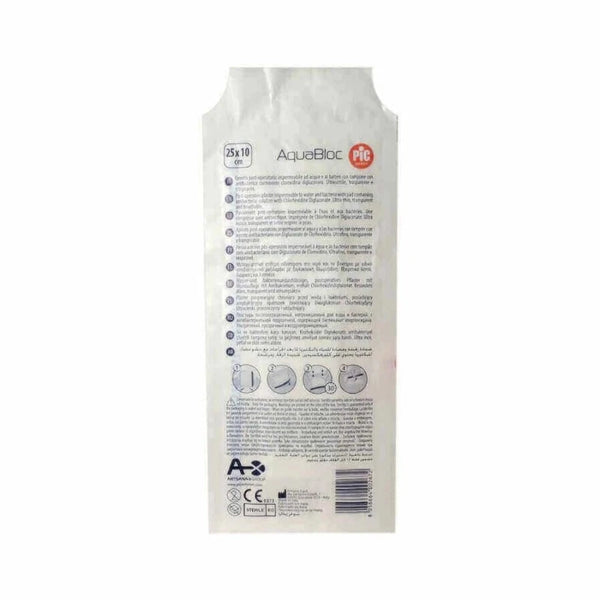 Pic Aqua Bloc Sterile Plaster 10*25cm 1'S