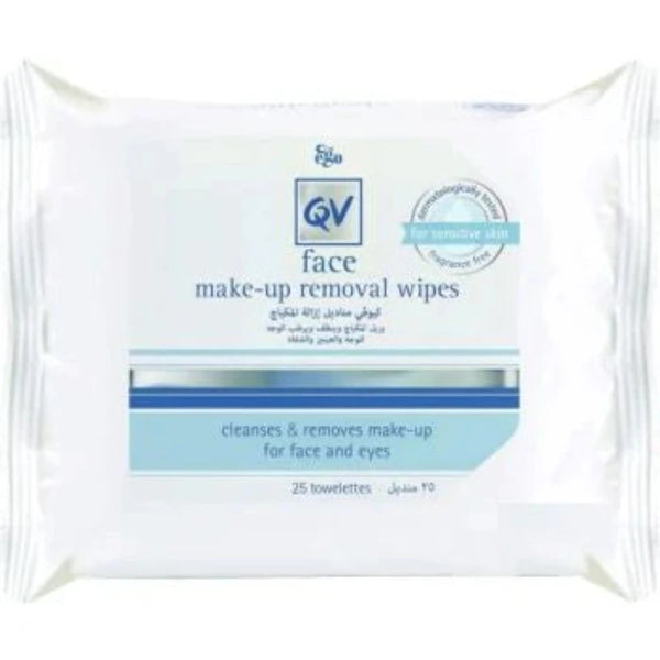 Qv Face Make Up Removal Wipes 25"S