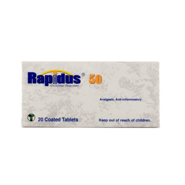 Rapidus 50Mg Tabs 20's