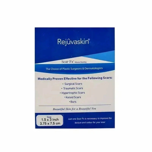 Rejuvaskin Scar FX Silicone Sheeting 1.5x3 Inch