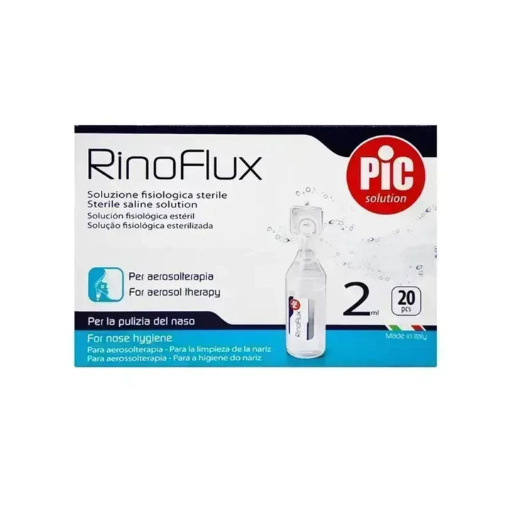 Rinoflux Saline Sol 2 Ml 20 Pcs