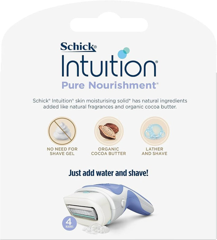 Schick Intuition Pure Nourishment Cartridges 3 Pcs