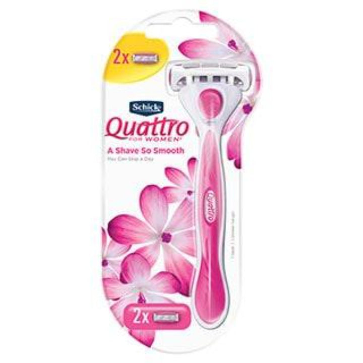 Schick Quattro Women Razor Kit+2Refill