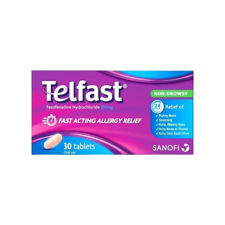 Telfast 180 mg 30 Tabs