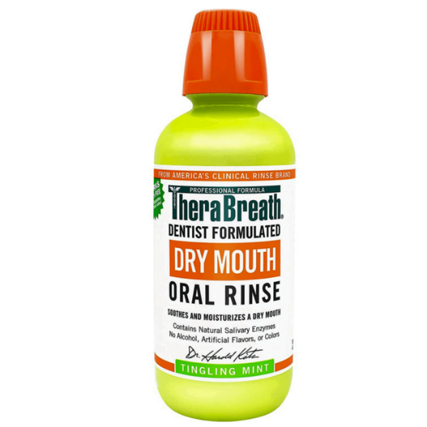 The Breath Co Dry Mouth Oral Rinse Tingling Mint 500ml TB003