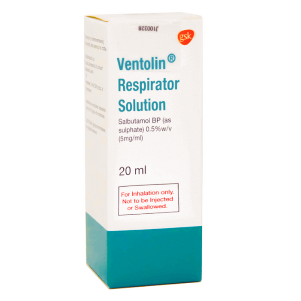 Ventolin Respiretory Soln 20Ml 