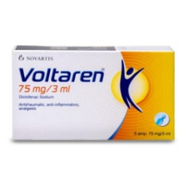 Voltaren 75 Mg/ 3 Ml. 5 Amp