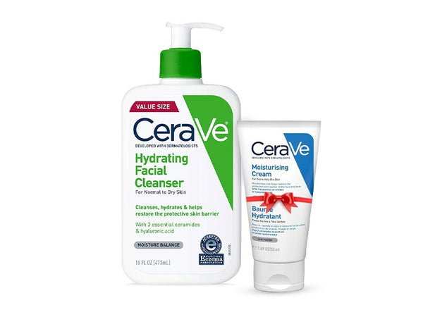 Cerave Hydrating Cleanser 473 ml+Cerave Moisturizing cream 50 ml