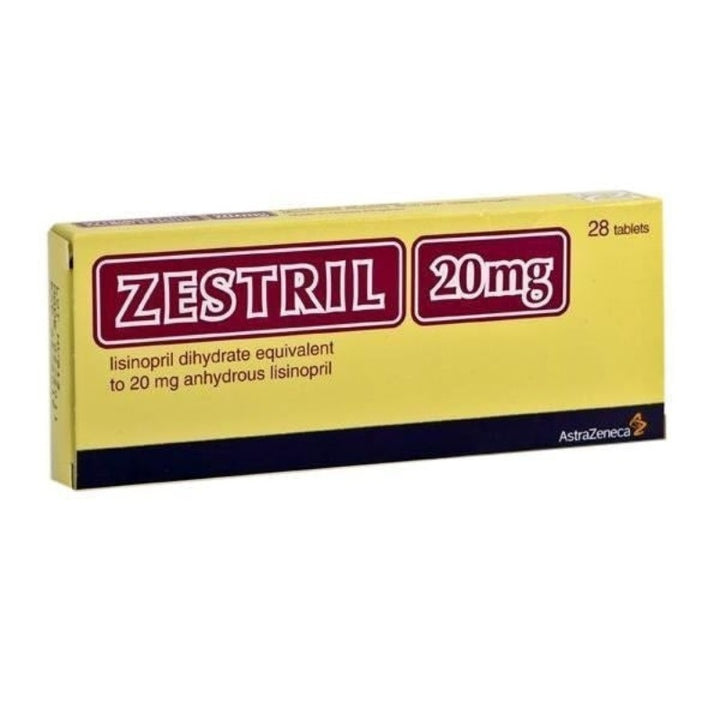 Zestril 20Mg Tablets 28 Tab