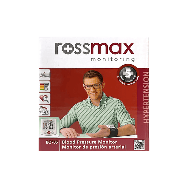 ROSSMAX WRIST BLOOD PRESSURE MONITOR -BQ705