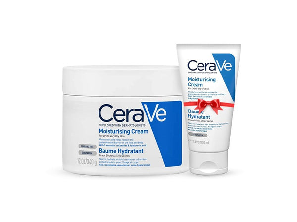 Cerave Moisturizing Cream 340 gm+ Cerave Mosturizing  Cream 50 ml