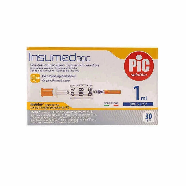 pic insumed syringe 1 ml 10 pcs