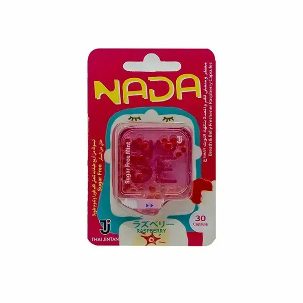 NADA BREATH & BELLY FRESHENER SUGAR FREE 30CAP-RASPBERRY